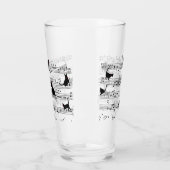 Verre Chat Jouer Note Musique, Chat Musique, Cadeau Chat (Gauche)