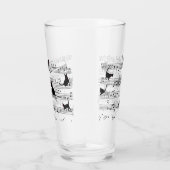 Verre Chat Jouer Note Musique, Chat Musique, Cadeau Chat (Droite)