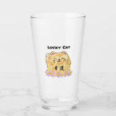 Verre Chat Lucky (Maneki Neko) (Devant)