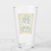 Verre Chat mignon/chaton Saint Patrick's Day (Dos)