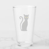 Verre chat noir (Dos)
