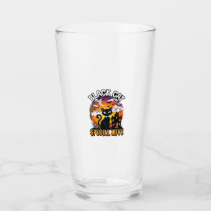 Verre Chat Noir Amour Spécial Halloween Maison Hantée Ch