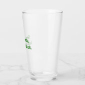 Verre Chat noir amusant (Gauche)