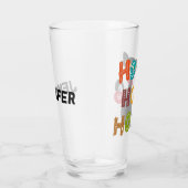Verre Chat noir avec design de texte Ho Ho Ho (Droite)