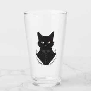 Verre Chat noir enchanté de Salem