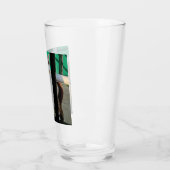 Verre Chat noir et blanc (Gauche)