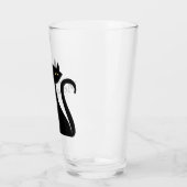 Verre Chat noir vintage (Gauche)