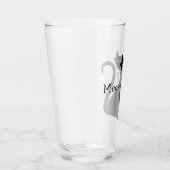 Verre Chat noir vintage (Droite)
