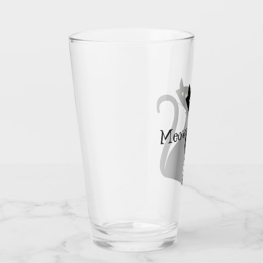 Verre Chat noir vintage (Droite)