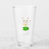 Verre Chat Oriental Lucky (Devant)