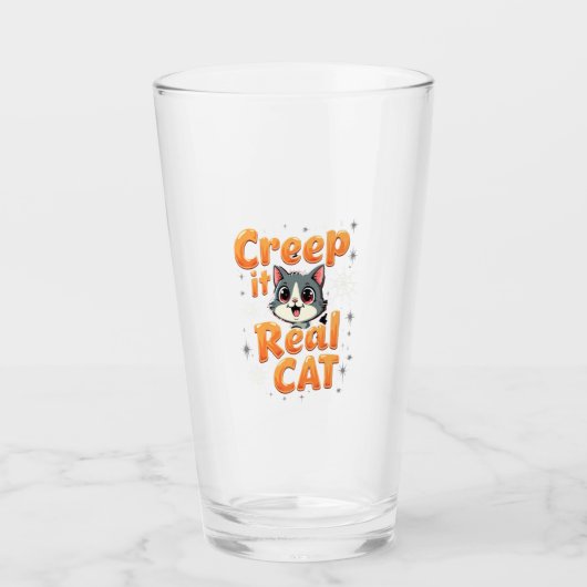 Verre Chat Réel Creep 2 (Devant)