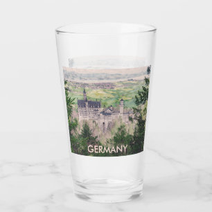 Verre Château de Neuschwanstein rétro en Allemagne