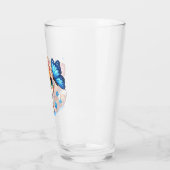 Verre Chaton/chat mignon & papillon (Gauche)