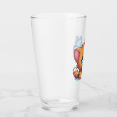 Verre Chaton/chat mignon & papillon (Droite)