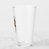 Verre Chats atomiques avec Boomerangs Retro Boire Glass (Gauche)