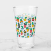 Verre Chats dans les pots à fleurs (Dos)