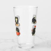 Verre Chats de Noël mignons et amusants (Gauche)