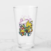 Verre Chats déplaisants Halloween Art : Paw-sitly Fright (Dos)