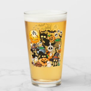 Verre Chats drôles de Halloween Fête