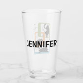 Verre Chats noirs du milieu du siècle (Dos)