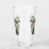 Verre Chats noirs du milieu du siècle rétro (Gauche)