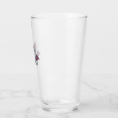 Verre chatte brodée T-shirt classique (Gauche)