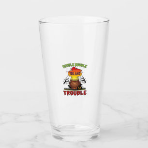 Verre Chaudière Double Peine Malheur Halloween Chat Noir