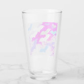 Verre Chauves-souris en vol Pastel rose (Dos)