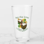 Verre Chaux dans la noix de coco (Devant)