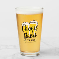 Cheers & Bières Adulte N'Importe Quel Âge Annivers