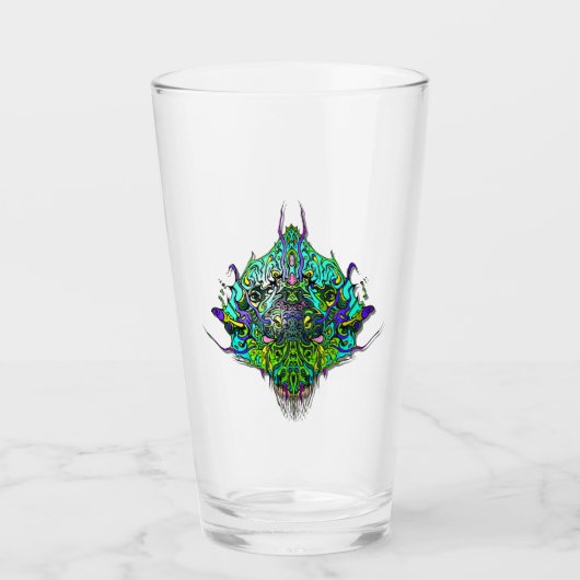 Verre Chef Alien - Aqua (Devant)