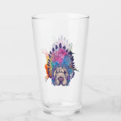 Verre Chef indien indigène de Sharpei (Dos)