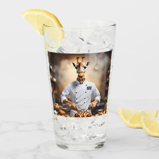 Verre Chef pâtissier Giraffe : Atteindre De Nouvelles Ha (Devant glace)