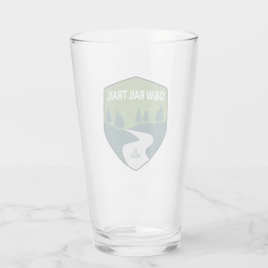 Verre Chemin de fer O&W (Dos)