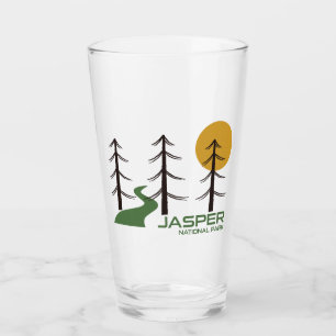 Verre Chemin du parc national Jasper