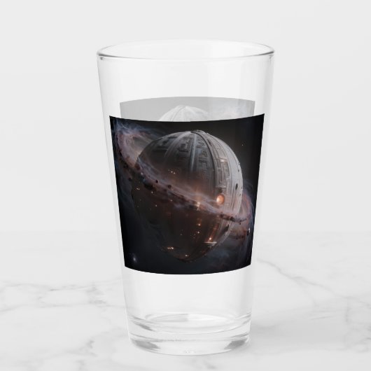 Verre Chemin Stellaire – Voyage à travers l'Univers (Devant)