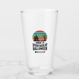 Verre Chemise à gravure vintage Halloween Spooktacular D