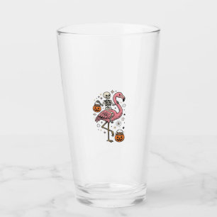 Verre Chemise de bonbons d'Halloween de flamant rose che