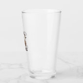 Verre Chemise de conception de cheval miniature gravure  (Gauche)