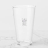 Verre Chemise de conception de gravure vintage effrayant (Dos)