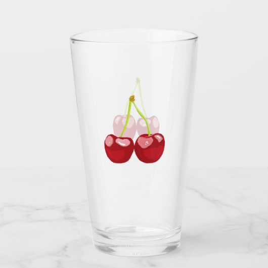 Verre cherries two sides (Dos)