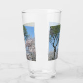 Verre Cherry Blossoms et le monument de Washington à DC (Gauche)