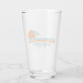 Verre Cherry Grove Beach Caroline du Sud Sun Palm Trees (Dos)