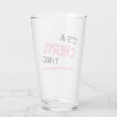 Verre Chéryl chose que tu ne comprendrais pas (Dos)