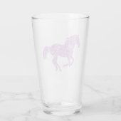 Verre Cheval de Galloping Paisley Violet (Dos)