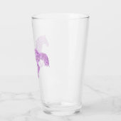Verre Cheval de Galloping Paisley Violet (Gauche)