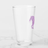 Verre Cheval de Galloping Paisley Violet (Droite)
