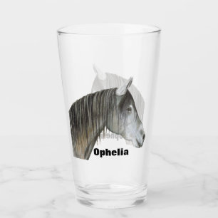 Verre Cheval gris