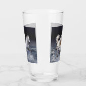 Verre Chevaux à lancer l'oreiller (Gauche)