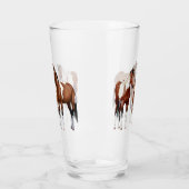 Verre Chevaux du quartier de Peinture de Baie Pinto (Gauche)